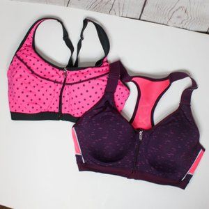 Lot Set 2 Victoria's Secret VSX Sports Bra 34D